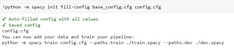 Custom Named Entity Recognition using spaCy v3 - Analytics Vidhya