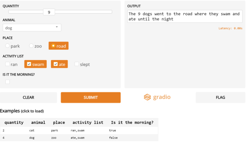 gradio Customizable Components