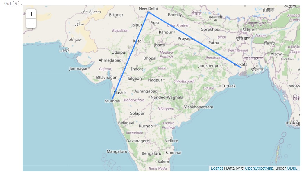 geospatial analysis | polyline