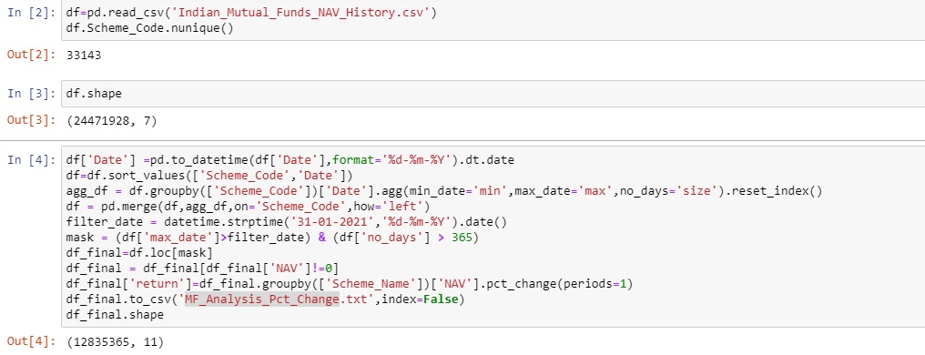 Data Science Personal Finance - Data Preprocessing 