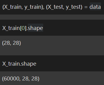 mnist dataset| train data shape
