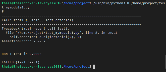Unit Test framework and Test Driven Development (TDD) in Python