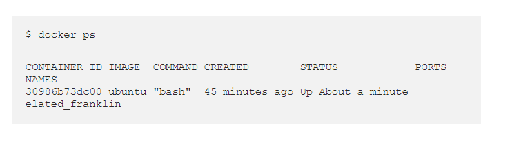Docker PS | Guide