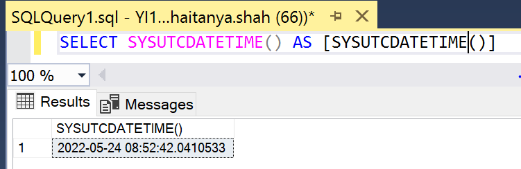 SQL Server Date and Time Functions