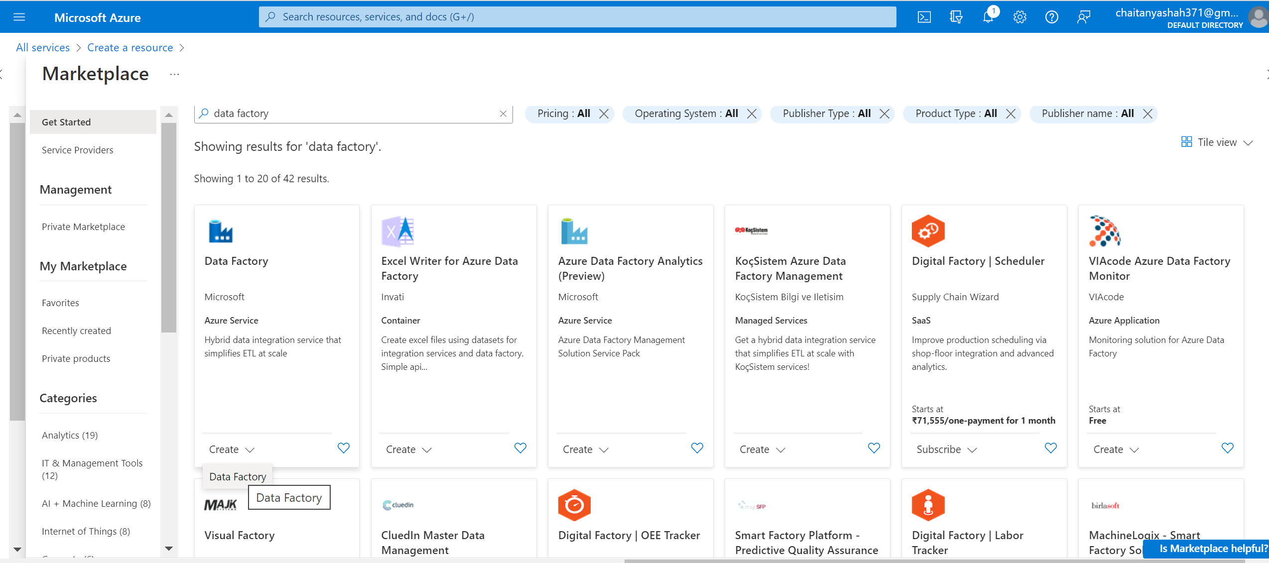 From Blob Storage to SQL Database Using Azure Data Factory