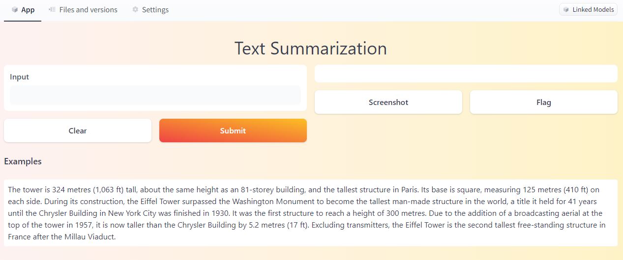 Text Summarization