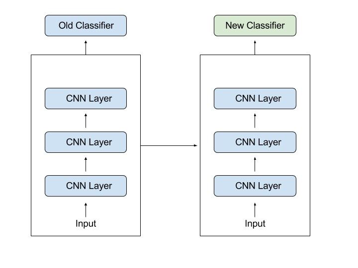 Flow chart of Transfer Learning