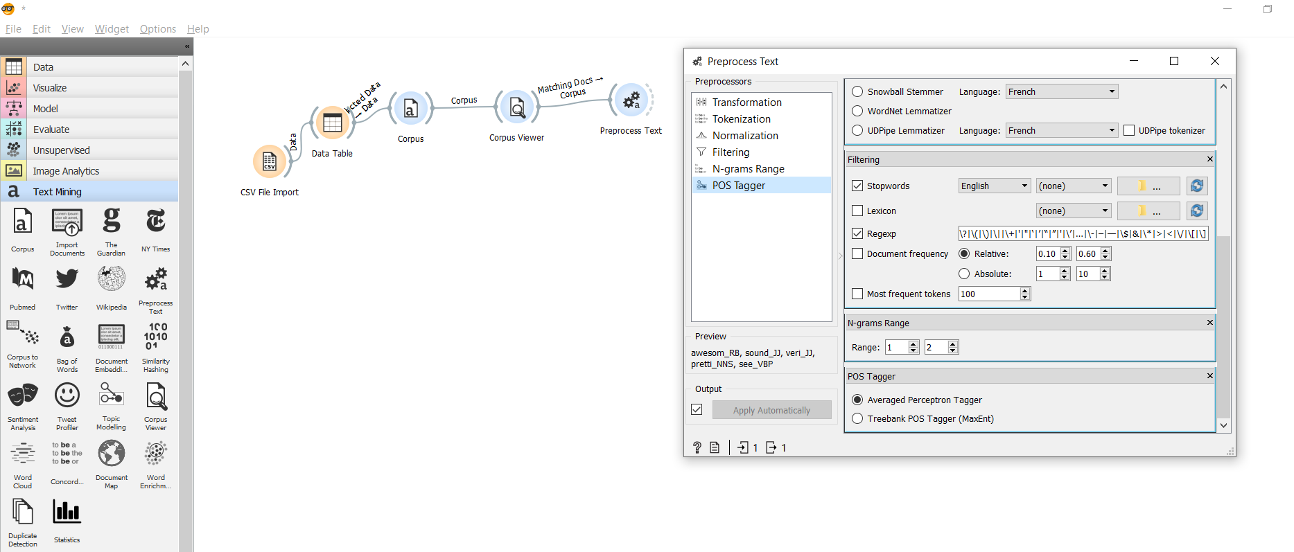 process text | Text Mining