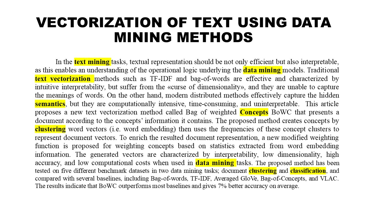 Extracting Keywords From Text Python