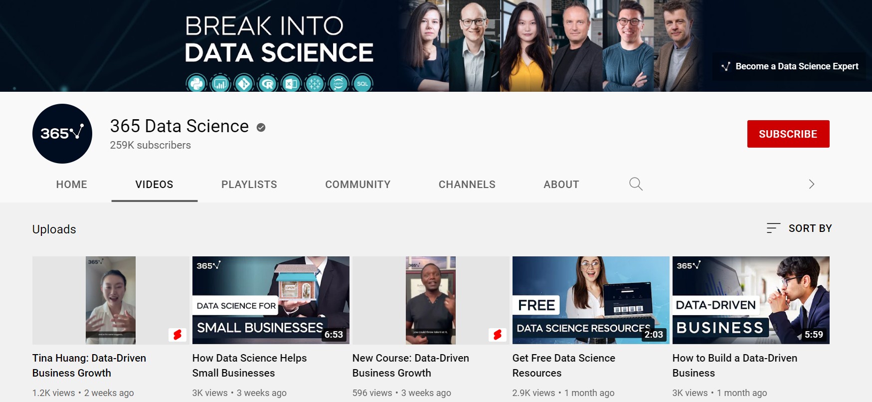 365 Data Science | youtube