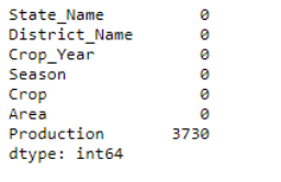 null values