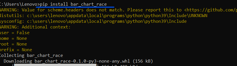 Bar Chart Race of World Population by 2020 in Python