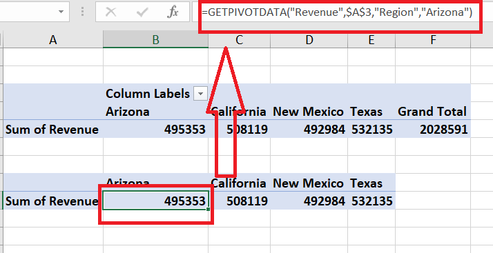 Pivot table | Dashboards in Excel