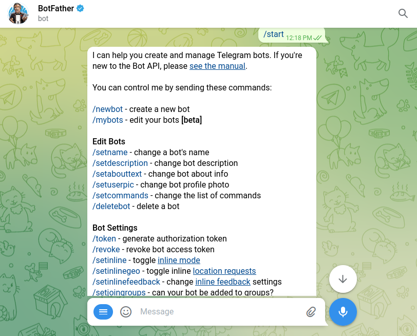 Edit Messages (text, photos and ) in Telegram - virtual user