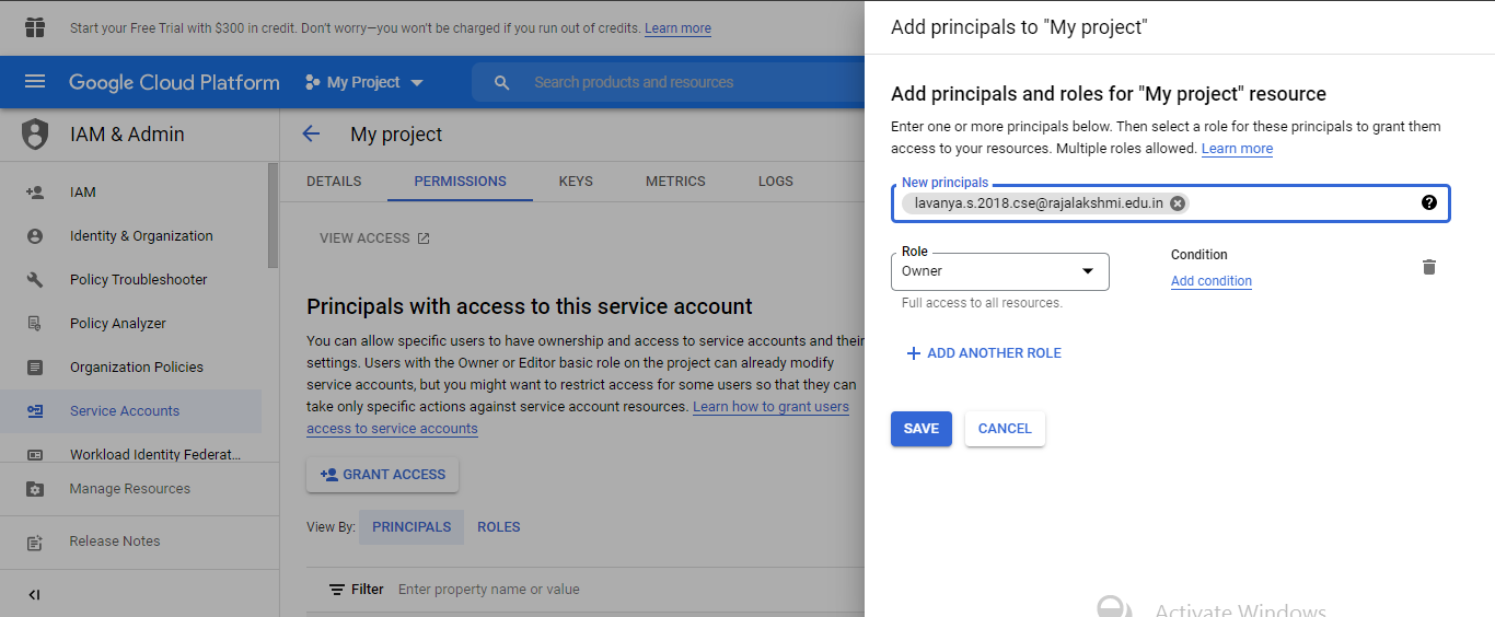 Change the permission access to the public in the google cloud console.
