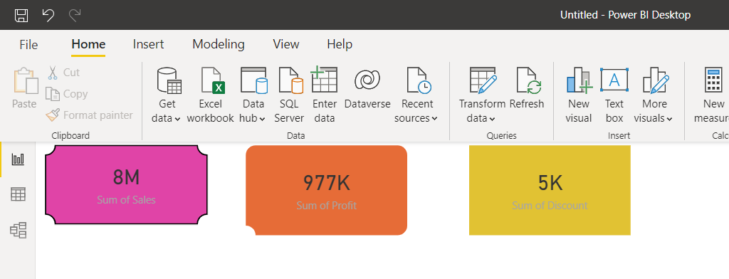 advanced card | Power BI