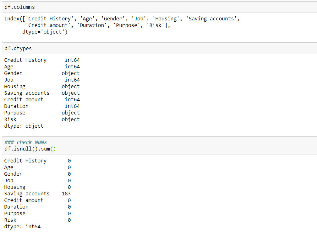 Data Exploration - Data Type