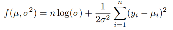 Minus Log-Likelihood