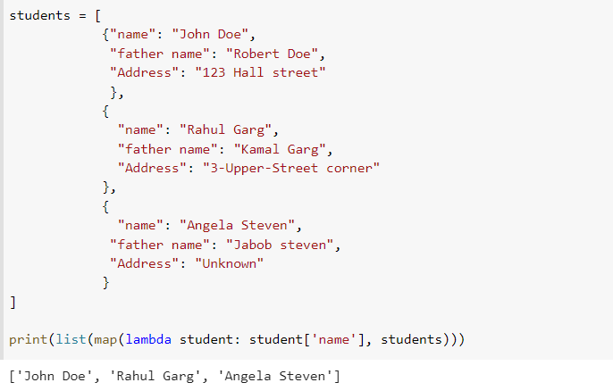 Python Map To List