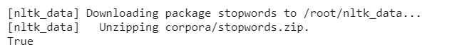 download stopwords | Text Pre-processing NLP