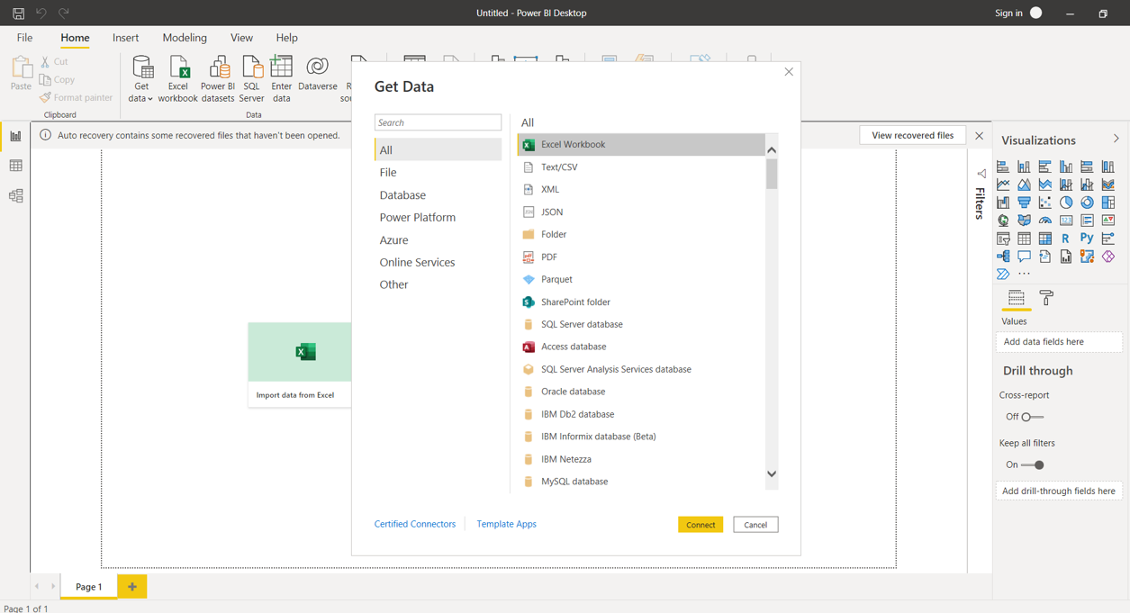 sales data in power bi