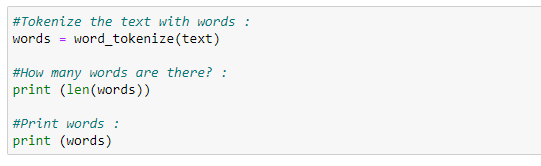 Word tokenizing | Natural Language Processing
