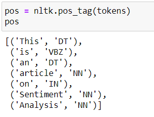 POS Rule-Based Sentiment Analysis