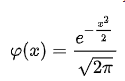Standard normal distribution (z-distribution)