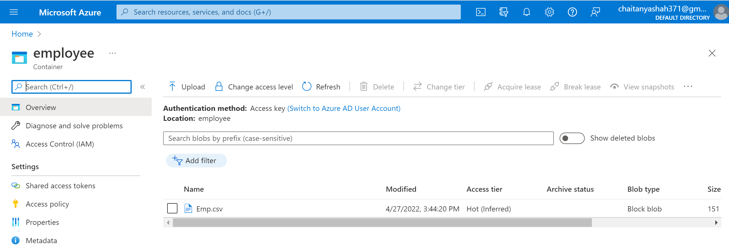 From Blob Storage to SQL Database Using Azure Data Factory