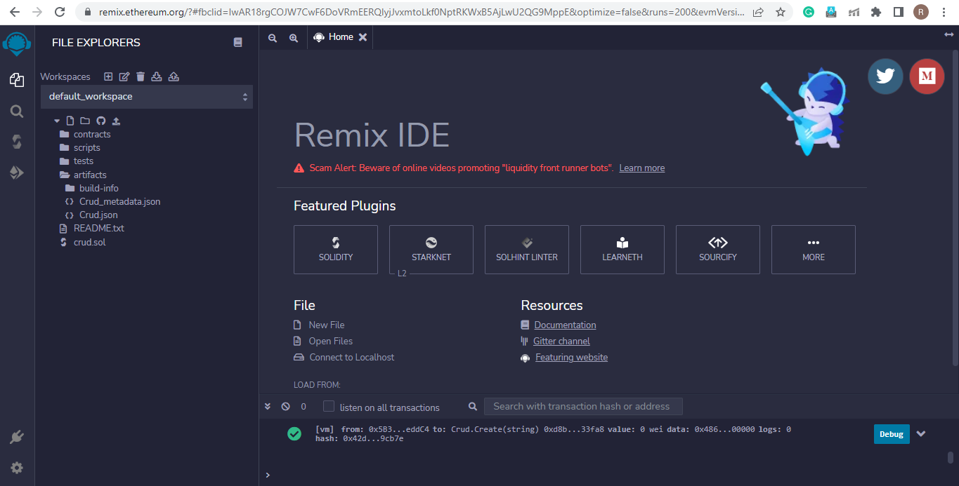 smart contract | remedy IDE
