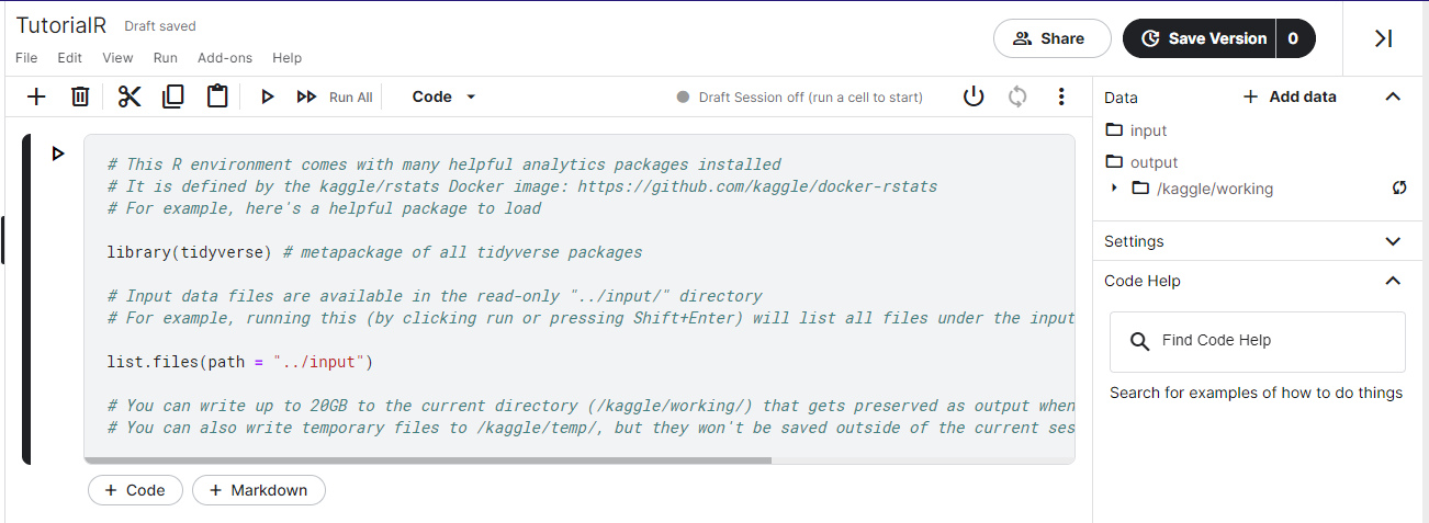 Download dataset | Feature engineering with R