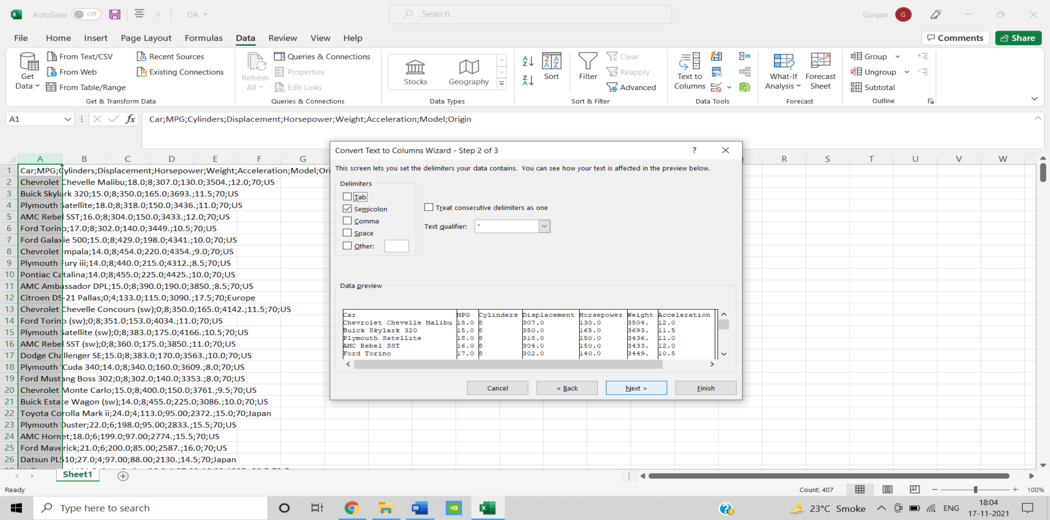 Step 4: Analysing and Interpreting the Data