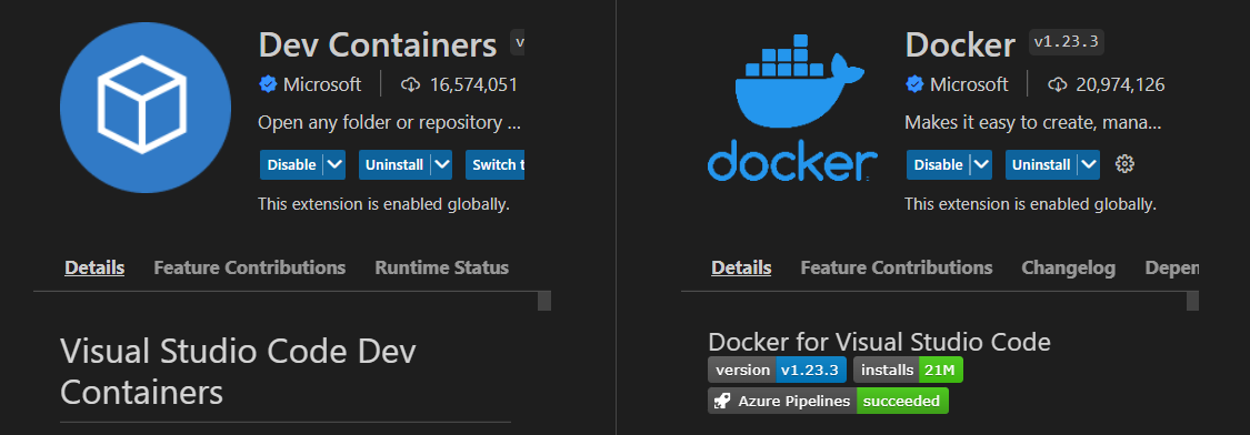 Docker Extensions | Isolated Python Environments