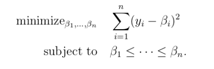 Isotonic Regression maths