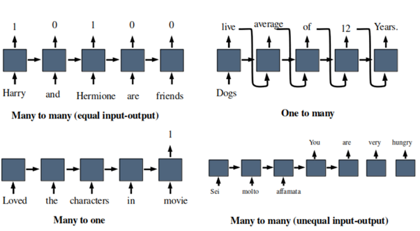 Types of RNN and their application