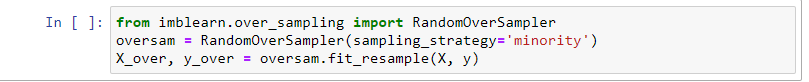 Over Sampling Minority class by duplication feature engineering steps