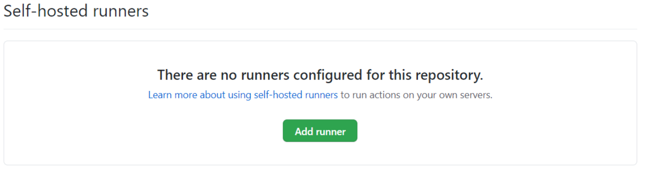 self-hosted runners