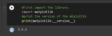 Printing the version of Matplotlib