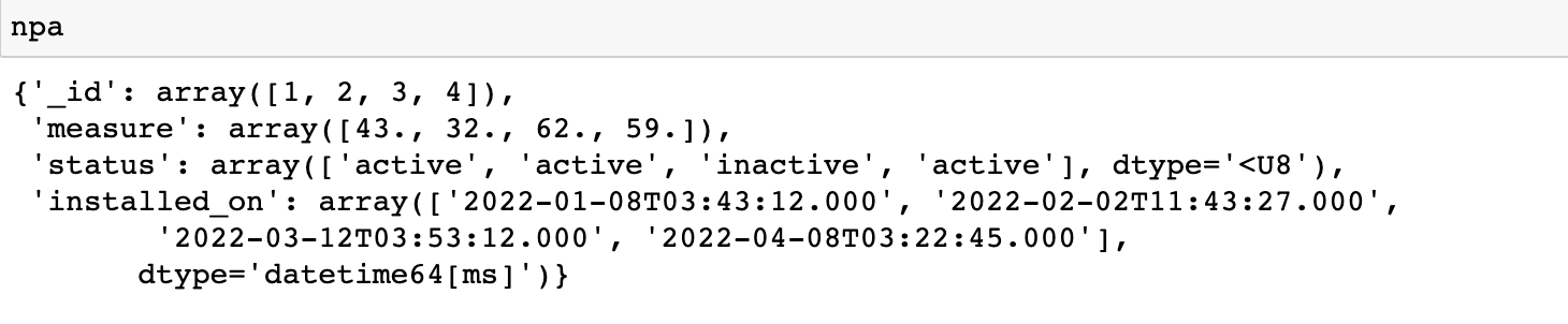 Using MongoDB with Pandas, NumPy, and PyArrow Data Engineering