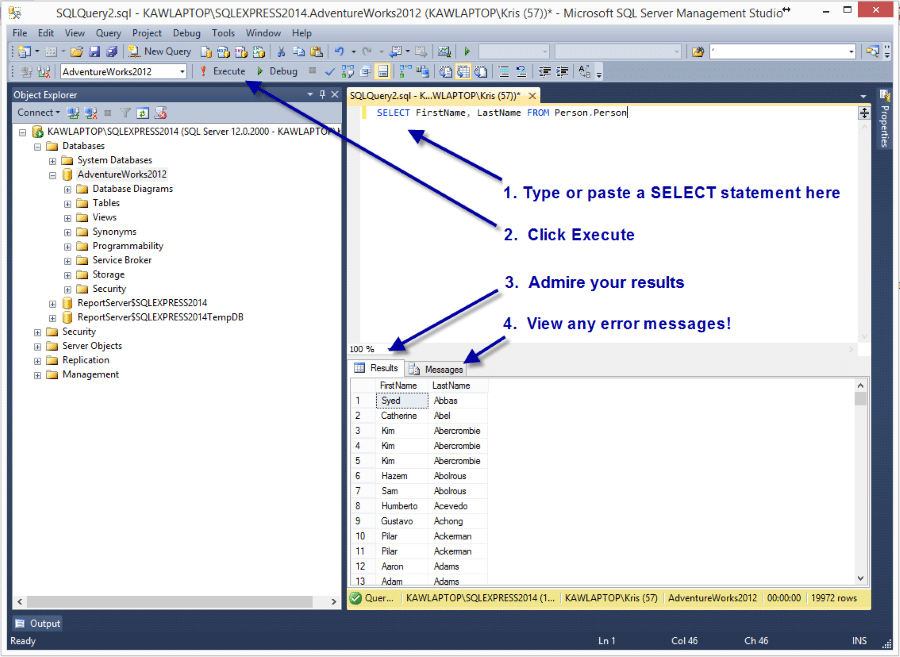 connecting to database | MySQL