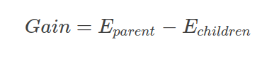 Gain in decision tree algorithm | Interview Questions