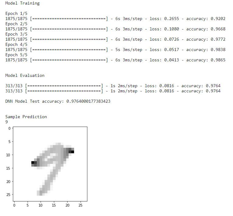 DNN Model Prediction